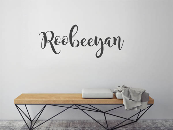 Wandtattoo Roobeeyan in Handschrift