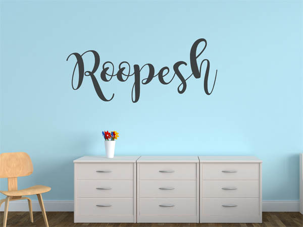 Wandtattoo Roopesh in Handschrift