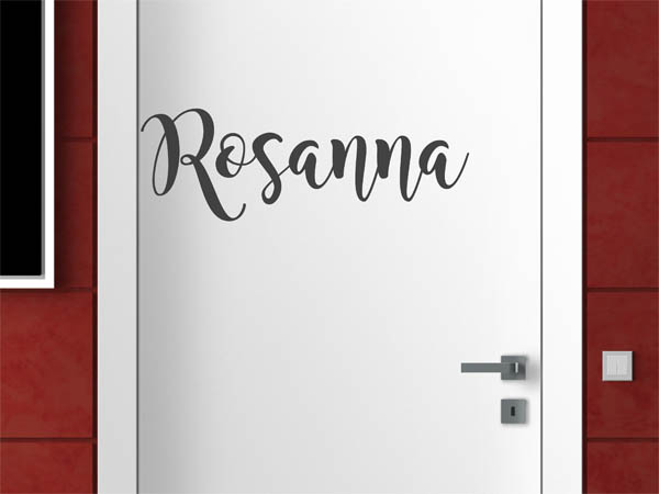 Wandtattoo Rosanna in Handschrift