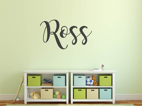 Wandtattoo Ross in Handschrift