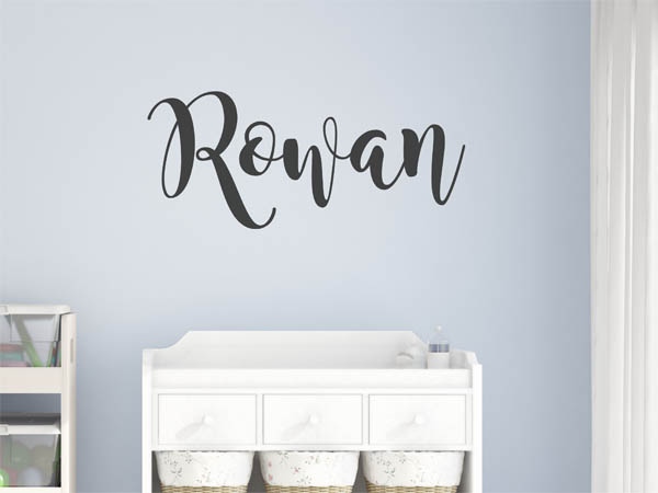 Wandtattoo Rowan in Handschrift