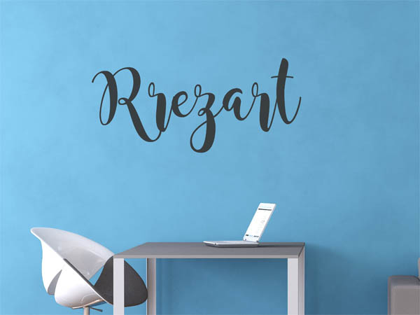 Wandtattoo Rrezart in Handschrift