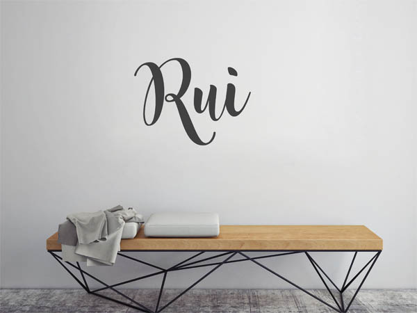 Wandtattoo Rui in Handschrift