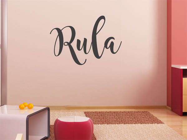 Wandtattoo Rula in Handschrift