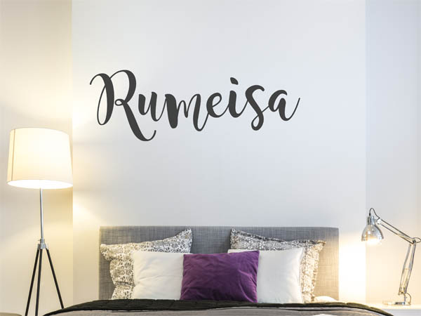 Wandtattoo Rumeisa in Handschrift