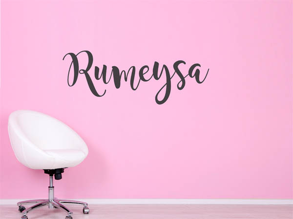 Wandtattoo Rumeysa in Handschrift