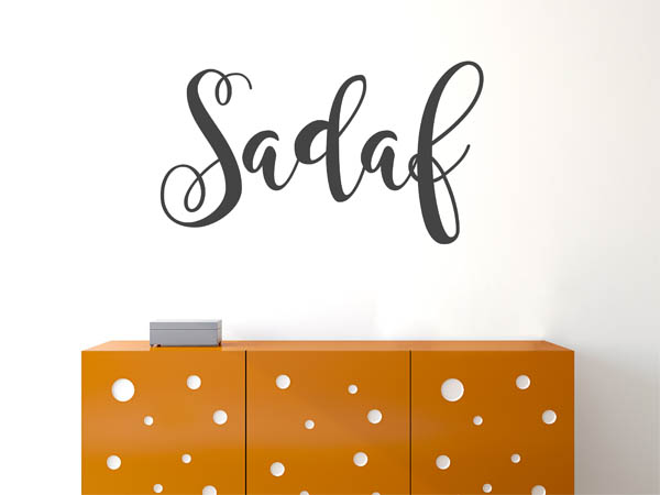 Wandtattoo Sadaf in Handschrift