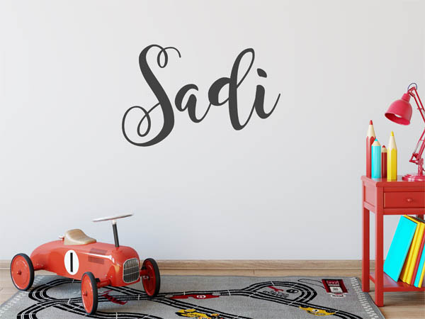 Wandtattoo Sadi in Handschrift