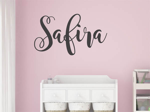 Wandtattoo Safira in Handschrift