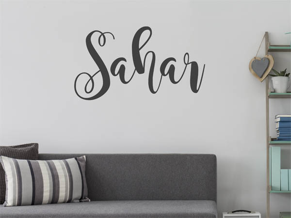 Wandtattoo Sahar in Handschrift
