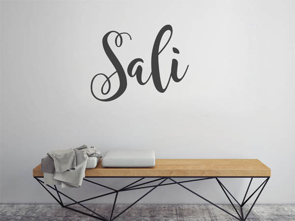 Wandtattoo Sali in Handschrift