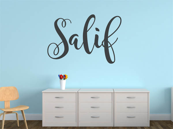 Wandtattoo Salif in Handschrift