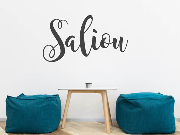Wandtattoo Saliou in Handschrift