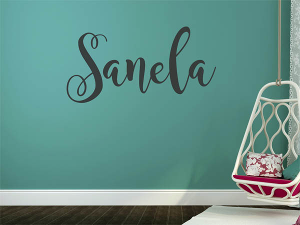 Wandtattoo Sanela in Handschrift