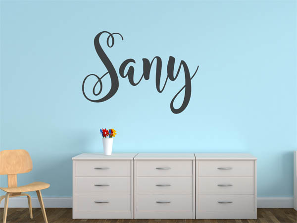 Wandtattoo Sany in Handschrift