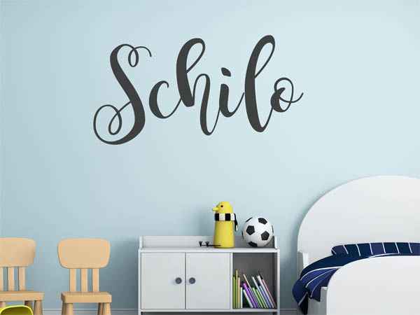 Wandtattoo Schilo in Handschrift