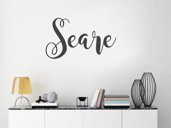 Wandtattoo Seare in Handschrift