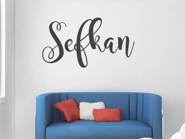 Wandtattoo Sefkan in Handschrift
