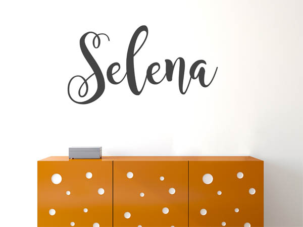 Wandtattoo Selena in Handschrift