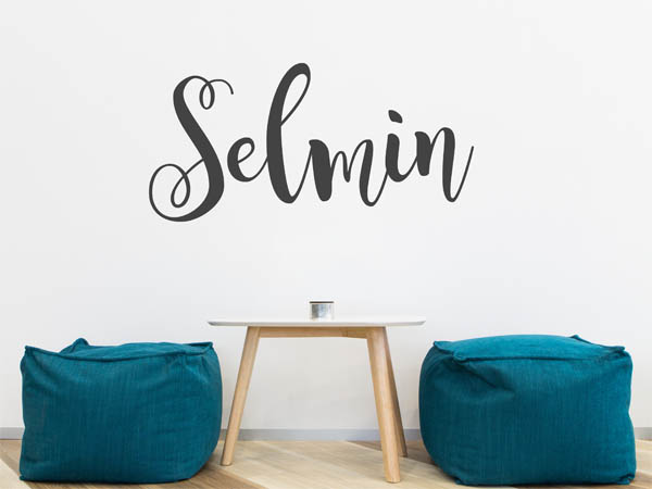 Wandtattoo Selmin in Handschrift