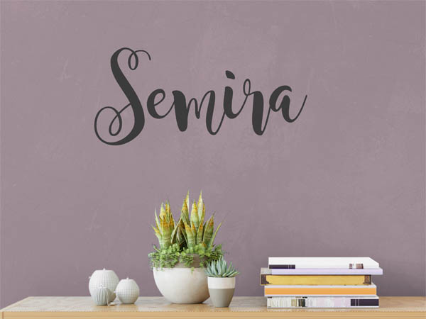 Wandtattoo Semira in Handschrift