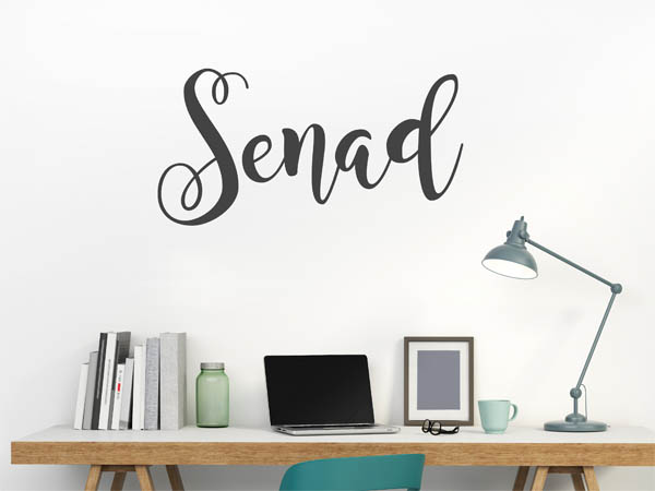 Wandtattoo Senad in Handschrift