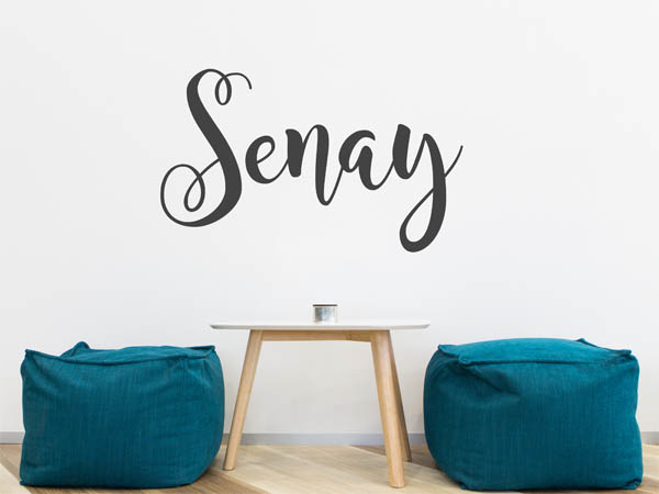 Wandtattoo Senay in Handschrift