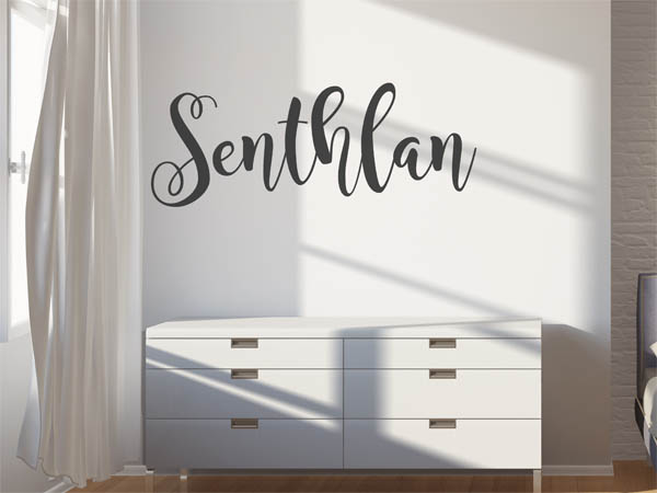 Wandtattoo Senthlan in Handschrift