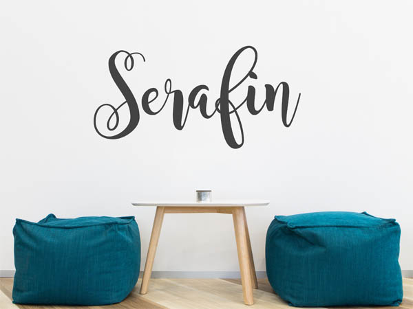Wandtattoo Serafin in Handschrift