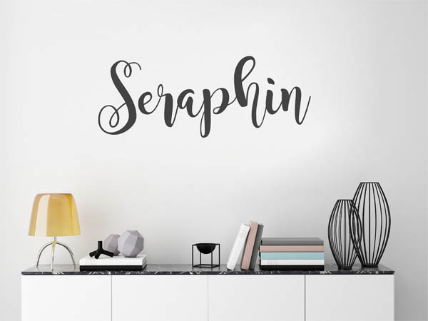 Wandtattoo Seraphin in Handschrift