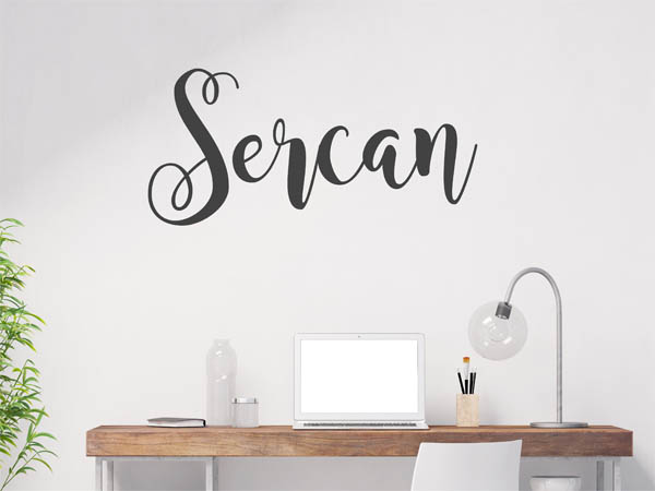 Wandtattoo Sercan in Handschrift