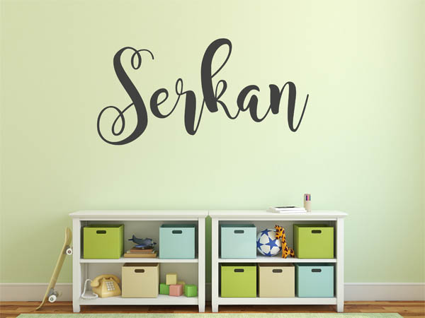 Wandtattoo Serkan in Handschrift