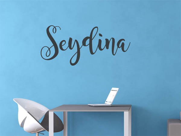 Wandtattoo Seydina in Handschrift