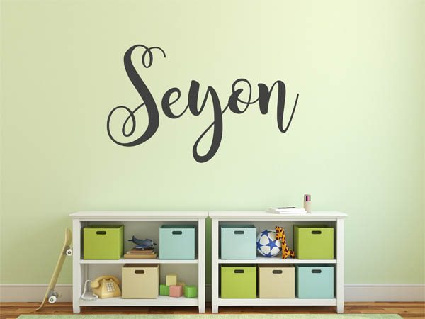 Wandtattoo Seyon in Handschrift