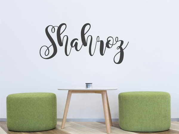 Wandtattoo Shahroz in Handschrift