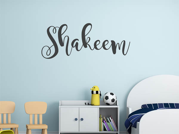 Wandtattoo Shakeem in Handschrift