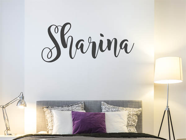 Wandtattoo Sharina in Handschrift