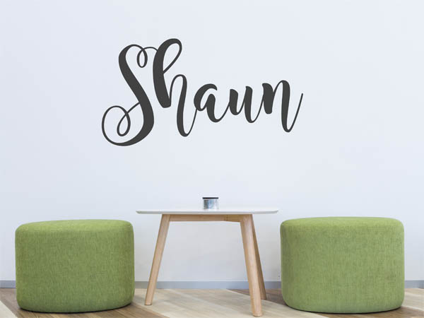 Wandtattoo Shaun in Handschrift