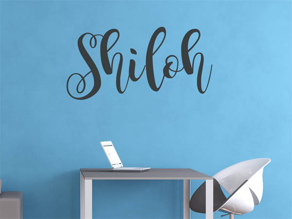 Wandtattoo Shiloh in Handschrift