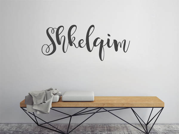 Wandtattoo Shkelqim in Handschrift