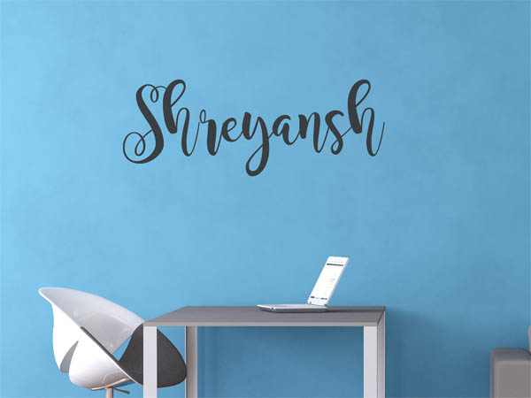 Wandtattoo Shreyansh in Handschrift