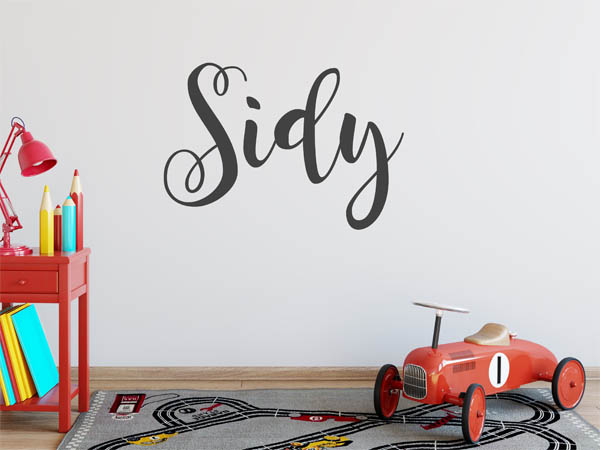 Wandtattoo Sidy in Handschrift