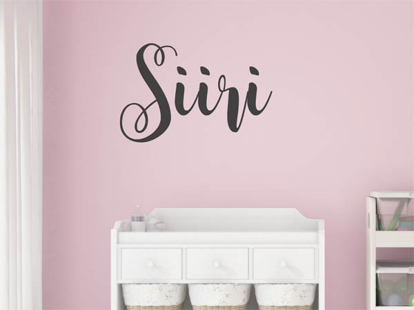 Wandtattoo Siiri in Handschrift