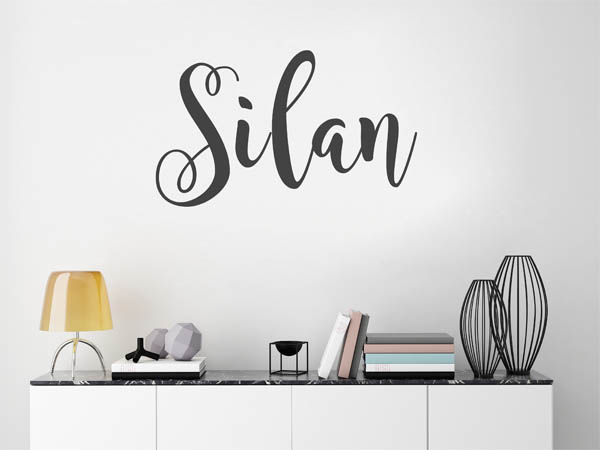 Wandtattoo Silan in Handschrift