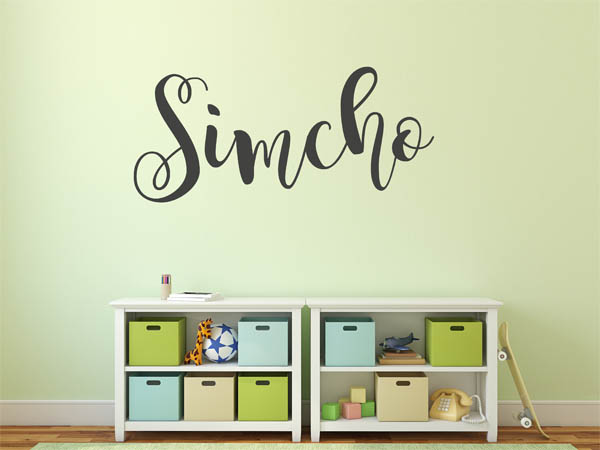 Wandtattoo Simcho in Handschrift