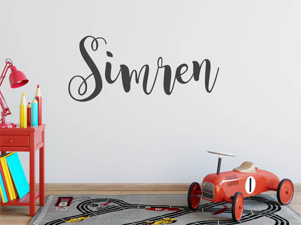 Wandtattoo Simren in Handschrift
