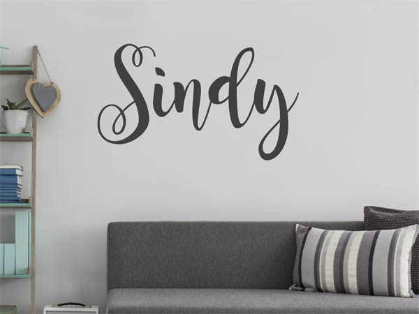 Wandtattoo Sindy in Handschrift