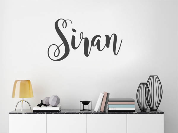 Wandtattoo Siran in Handschrift