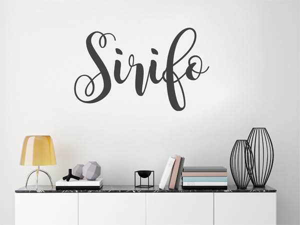 Wandtattoo Sirifo in Handschrift