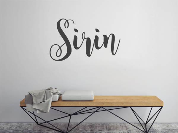 Wandtattoo Sirin in Handschrift